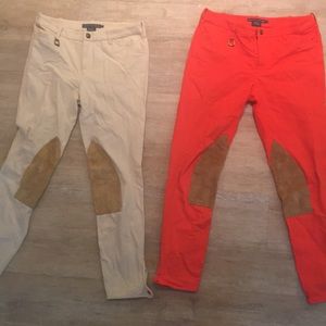 Khaki and peach Ralph Lauren pants